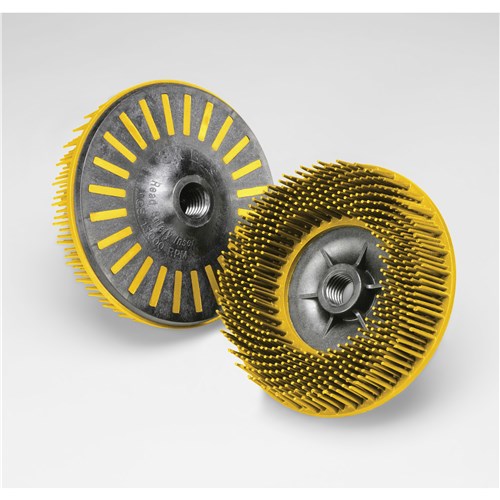 4-1/2X5/8-11 80X BRISTLE DISC YELLOW