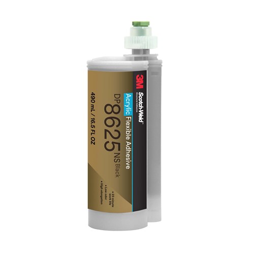 DP8625NS 490ML BLACK ACRYLIC ADHESIVE