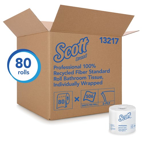 SCOTT 80RL/CS 2-PLY BATHROOM TISSUE