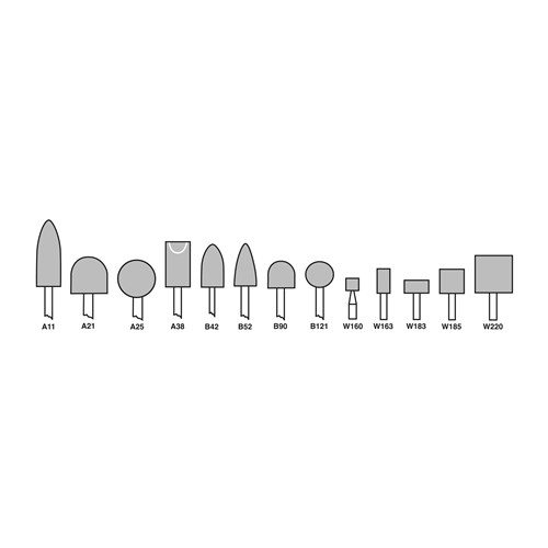 1/8SX3/8X3/4 B52 NON-WOV NYL MT POINT