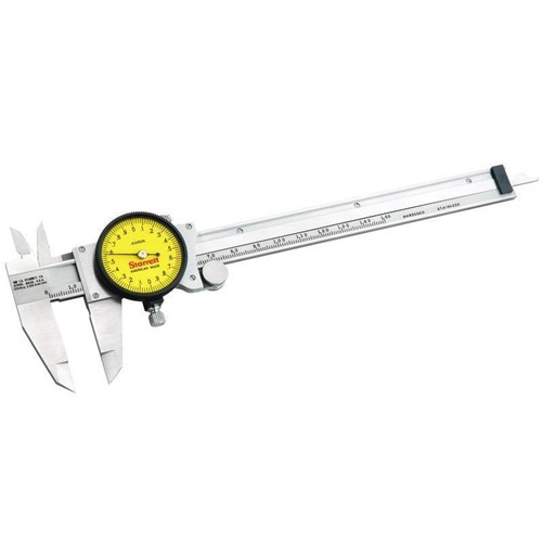 METRIC DIAL CALIPER W/PLASTIC CASE