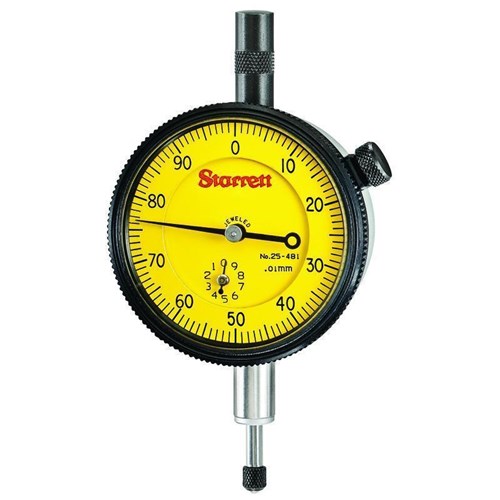 DIAL INDICATOR W/CASE STEM CAP- 0 -10mm