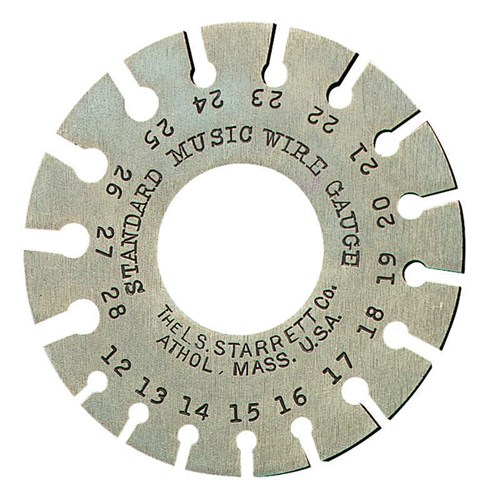 PIANO TUNERS WIRE GAGE- NO. 12-28 RANGE