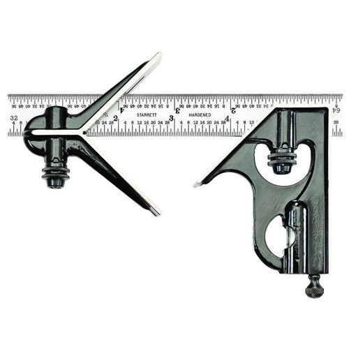 COMBINATION SQUARE- 6"- 4R GRADS