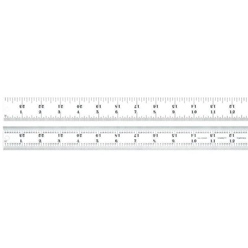 STEEL RULE W/SLC- SPRING TEMP- 24"- 4R