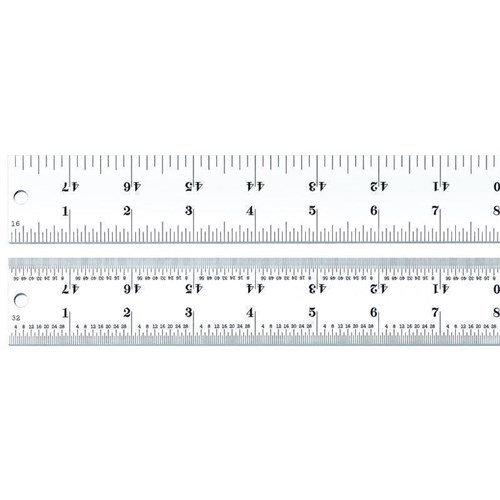 STEEL RULE SPRINGTEMPERED 48" 4R GRADS