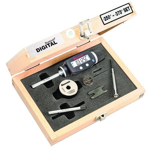 MICROMETER SET XT3 DIGITAL 1/4-3/8 W/ BT