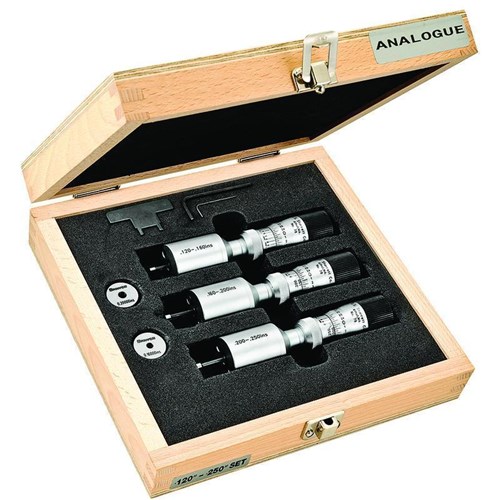 MICROMETER- INSIDE SET .120-.250" RANGE