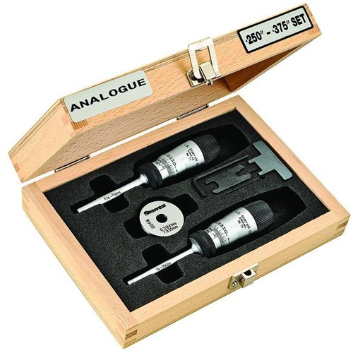 MICROMETER- INSIDE SET 1/4-3/8" RANGE