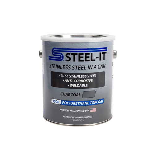 1GAL STEEL-IT POLY TOPCOAT (CHARCOAL)