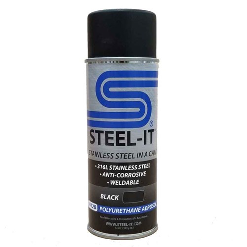 14OZ STEEL-IT AEROSOL(BLACK)