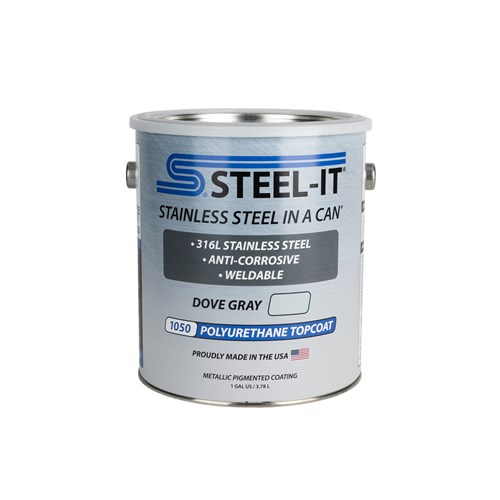 1GAL STEEL-IT POLY TOPCOAT(DOVE GRAY)