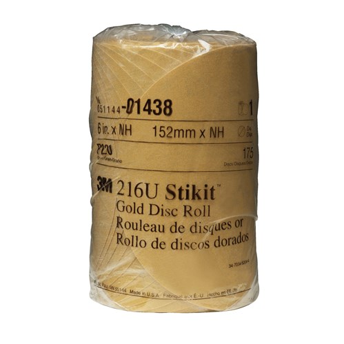 6XNH P200 STIKIT GOLD DISC ROLL 175/ROLL