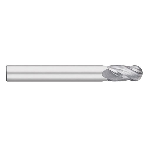 3/16X2-1/2 4FL CARBIDE BALL END MILL