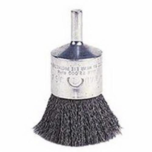 1"X.006 SS CRIMPED WIRE END BRUSH 1/4SH