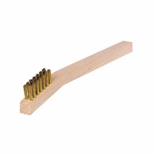 3X7-ROW BRASS WIRE SCRATCH BRUSH