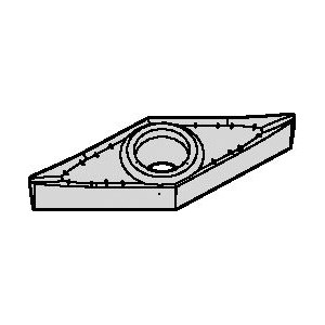 INSERT TURN VCGT 4358 DMD/RHOMB NEUT AL3