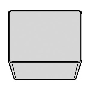 INSERT TURN SPUN 845 SQ POS NEUT CARBIDE