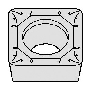 INSERT TURN SCGT 432 SQ POS NEUT CARBIDE