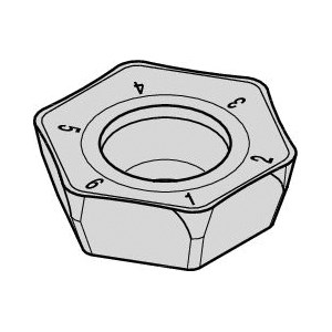 INSERT MILLING HPGT 225 CARBIDE THM HEX