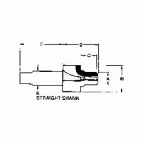 CUTTER CTR PORT 7/16-20 1/4 #4 0.838IN