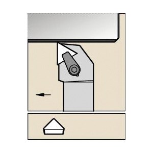 TOOLHOLDER CTGP TP..110304 RH SQ 90DEG