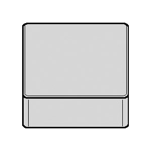 INSERT TURN SNGN 433 SQ NEG NEUT CW5025