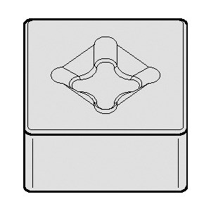 INSERT TURN SNGX 453 SQ NEG NEUT CW5025