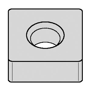 INSERT TURN SNMA 856 SQ NEUT STL CARBIDE