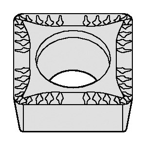 INSERT TURN SCMT 322 SQ POS NEUT CARBIDE