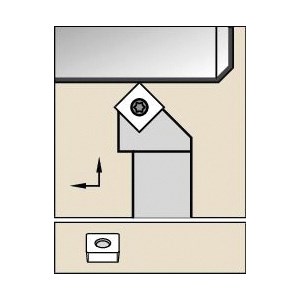 TOOLHOLDER SSSC SC..120408 LH SQ 45DEG