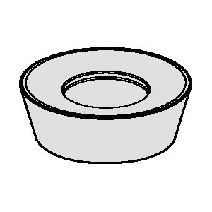 INSERT MILLING RDPX 12T3M0 CARBIDE RND