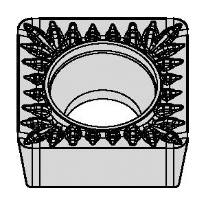 INSERT TURN SCMT 3252 SQ POS NEUT WM25CT