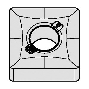 INSERT TURN SNMG 432 SQ NEG NEUT STL RH