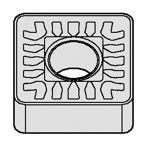 INSERT TURN SNMM 644 SQ NEUT STL CARBIDE