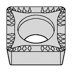 INSERT TURN SCMT 432 SQ NEUT CARBIDE MU