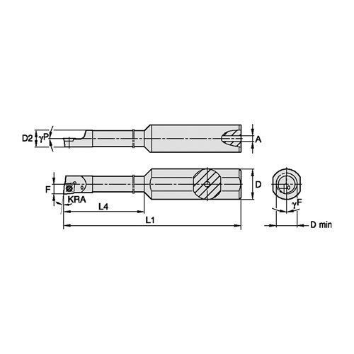 BORING BAR INDEXABLE OFS 0.228IN R YES