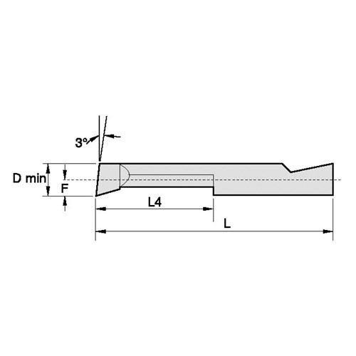 INSERT BORING BAR 0.312" 2-1/8 CYL RH