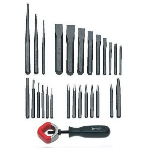 27PC PUNCH AND CHISEL SET