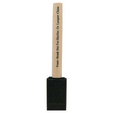 1" FOAM BRUSH W/WOOD HANDLE