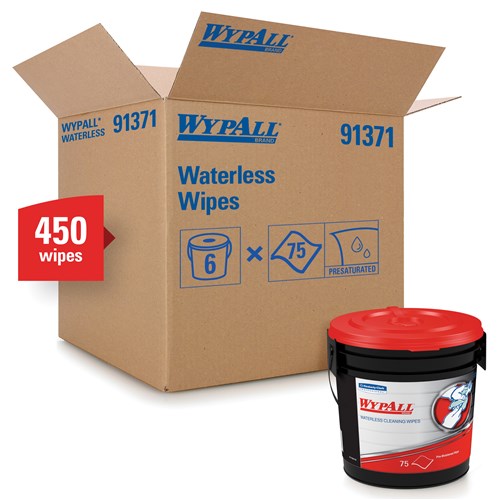 WYPALL WATERLESS HAND WIPES 6/CS