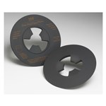 4-1/2" HARD BLACK BACK UP PAD PLATE