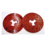 7" EX HARD RED BACK UP PAD PLATE 80514