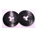 7" HARD BLACK BACK UP PAD PLATE