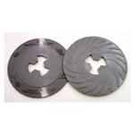 7" MED GRAY BACK UP PAD PLATE