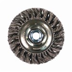 5" STD TWIST KNOT WHEEL .020 SS 5/8-11