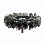 3" KNOT WHEEL BRUSH .012 CS 1/4SHK