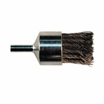 3/4 END BRUSH STRT CUP .014 CS 1/4SHK