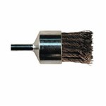 3/4 END BRUSH STRT CUP .010 SS 1/4SHK