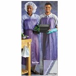 33X44 8MIL VINYL APRON BLUE